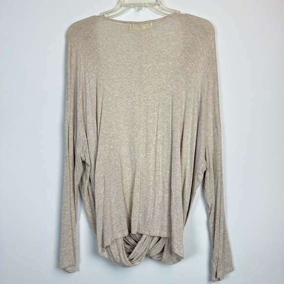 Pants Store Surplice Draped Front Cardigan Top Size Large - Picture 3 of 9